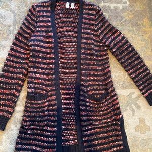 Anthropologie meadow rue size 8 long sweater coat